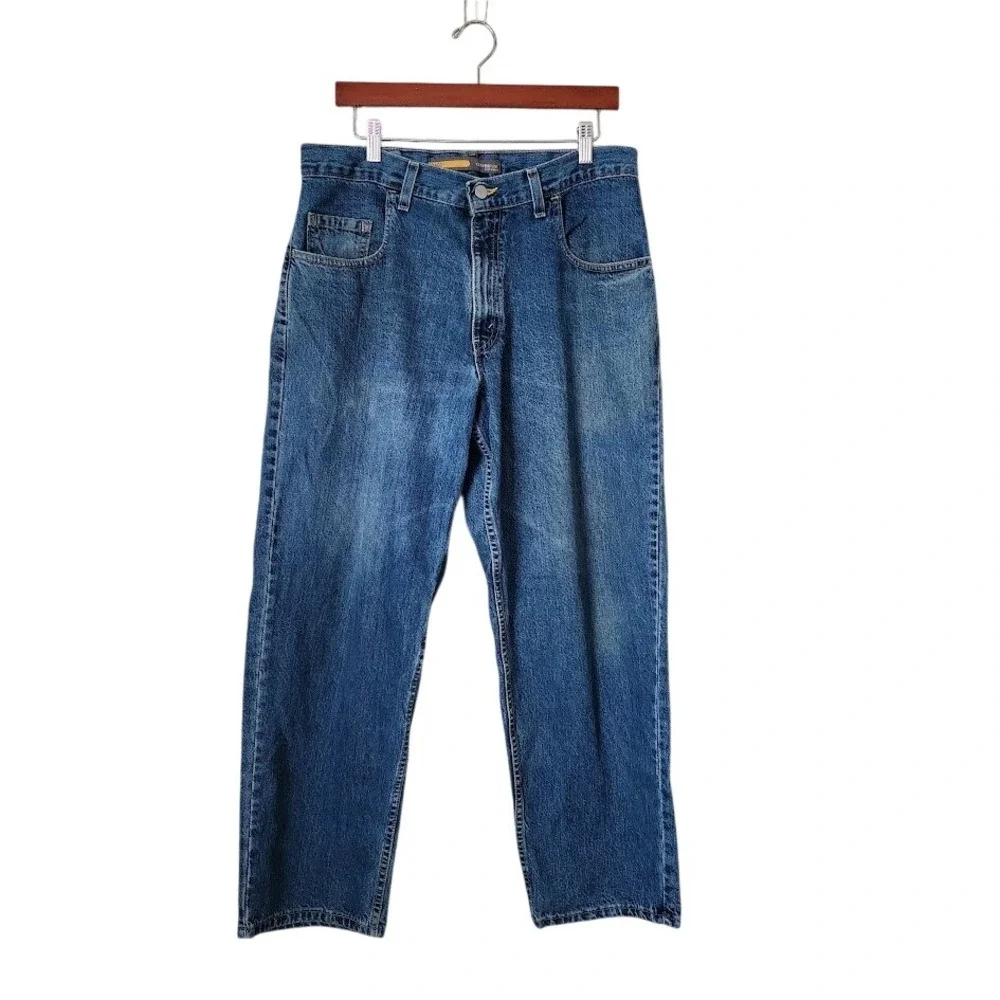 LEVIS‎ VINTAGE Silver Tab Baggys 90's denim Made in USA size 34x30